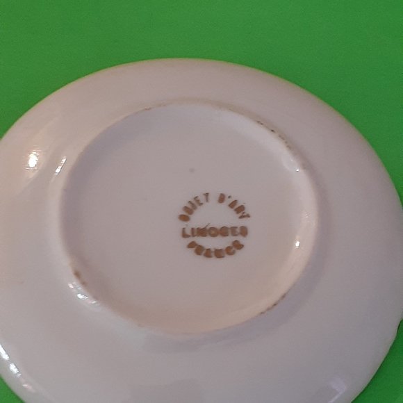 French Objet D'Art Limoges Plate - Picture 2 of 2